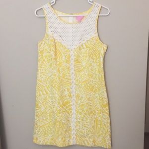 Yellow lily pulitzer dress